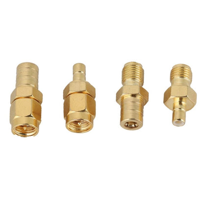 4 In 1 SMA-SMB RF Adaptor All Copper Gold Plated High Frequency Adaptor, 4 In 1 SMA-SMB