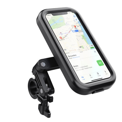 Waterproof Bicycle Cell Phone Holder 360 Rotating Riding Navigation Holder, Handlebar Stand, Handlebar