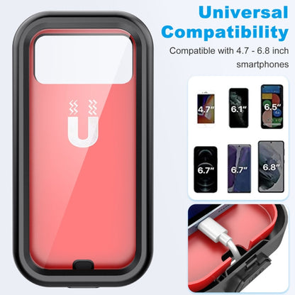 Waterproof Bicycle Cell Phone Holder 360 Rotating Riding Navigation Holder, Handlebar Stand, Handlebar