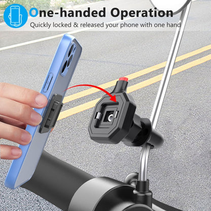 Bicycle Motorcycle Cell Phone Holder Rearview Mirror Handlebar Outdoor Riding Navigation Holder, 146A Phone Holder, 146G Phone Holder