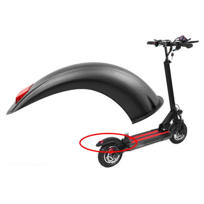 AIMITE For 10 Inch KUGOO M4 Electric Scooter Rear Fender Accessories With Tail Light