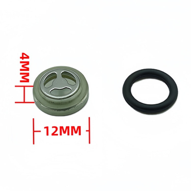 2pairs Motorcycle Electric Vnehicle Disc Brake Upper Pump Oil Mirror, 12mm