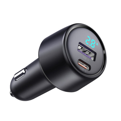 65W Dual Port A+C High Power Car Fast Charger Auto Cigarette Lighter, S-31
