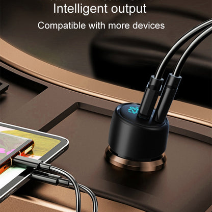 65W Dual Port A+C High Power Car Fast Charger Auto Cigarette Lighter, S-31