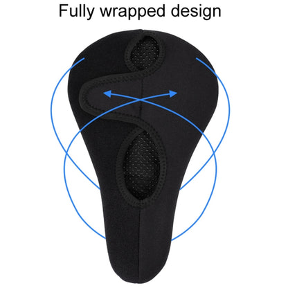 ESLNF Mountain Bike Saddle Cover Cycling Shock Absorbing Saddle Gear, Round Logo, Honeycomb