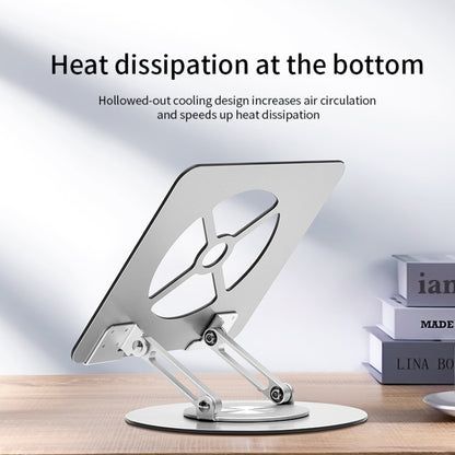 Aluminum Alloy Laptop Stand Notebook Riser with 360 Degree Rotating Base,, s11