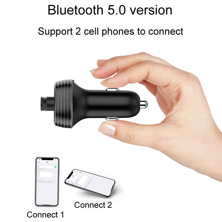 Car Bluetooth Fast Charger Receiver Auto One To Two Charger Cigarette Lighter, S-10