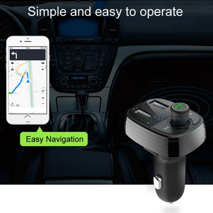 Car Bluetooth Fast Charger Receiver Auto One To Two Charger Cigarette Lighter, S-10