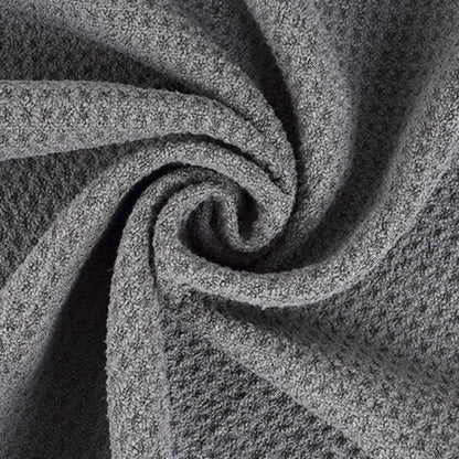 Magnetic Golf Towel Microfiber Waffle Pattern Golf Cleaning Towel, Black, Gray, White