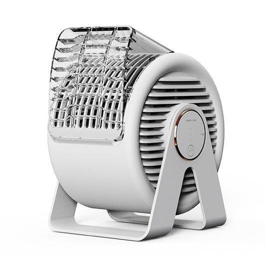 F7 Snail-shaped Desktop Mini Portable Bladeless Air Circulation Fan, F7 (White), F7 (Blue)