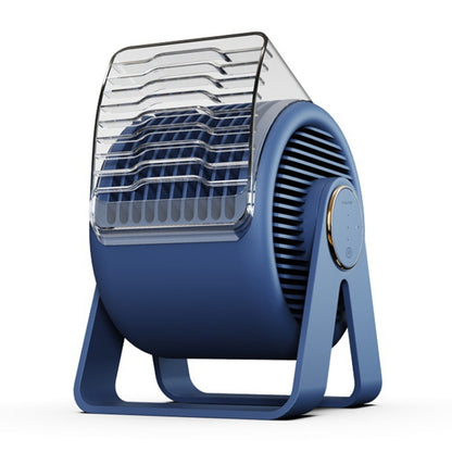 F7 Snail-shaped Desktop Mini Portable Bladeless Air Circulation Fan, F7 (White), F7 (Blue)