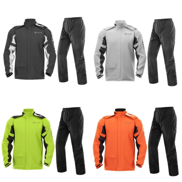 SULAITE Outdoor Motorcycle Riding Full Body Split Raincoat Suit, L, XL, XXL, XXXL, M