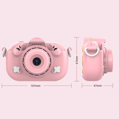 DC501 2.0-Inch 4X Zoom HD Digital Camera Mini Children Photography Camera, Pink, Blue, Blue+32G