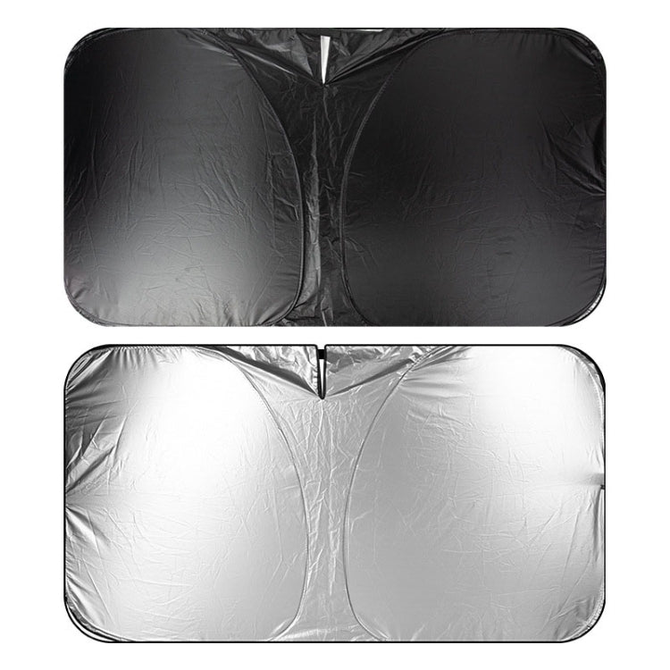 Car Sunshade Summer Front Windshield Sunscreen Heat Insulation Folding Car Sunshade Curtain