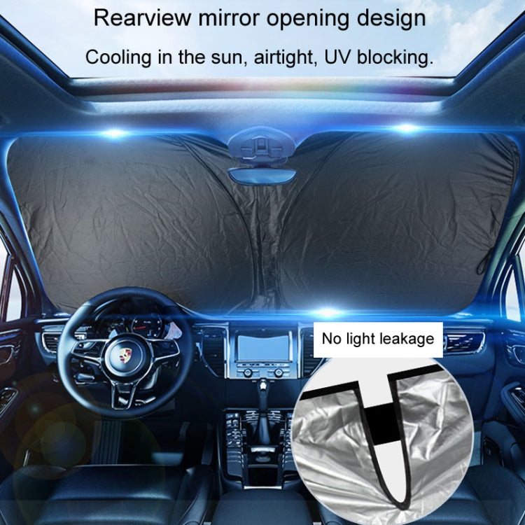Car Sunshade Summer Front Windshield Sunscreen Heat Insulation Folding Car Sunshade Curtain