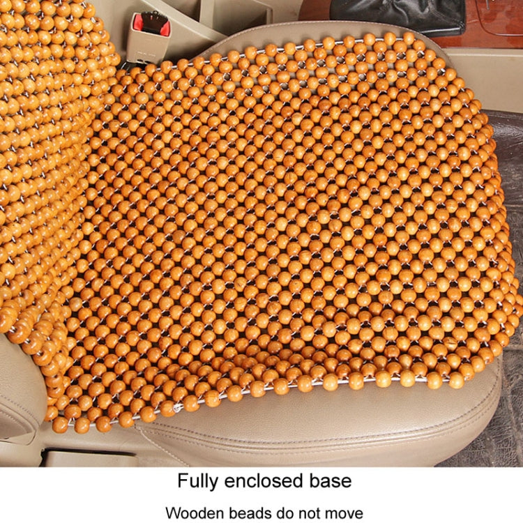 Car Wood Beaded Cushion Universal Car Seat Cover Summer Interior Supply