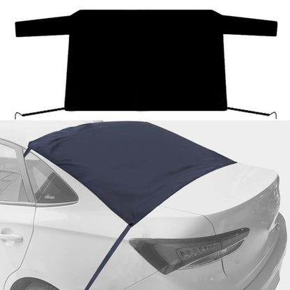 Automobile Silver Coated Cloth Sunshade Snow Shield, Front Rubber Band, Rear Rubber Band