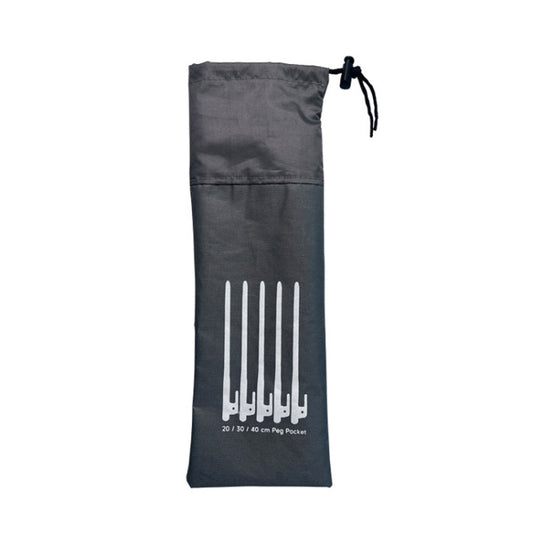 Ground Spike Storage Bag Outdoor Camping Accessories Portable Handheld Storage Bag, M 30cm, L 40cm
