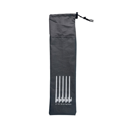 Ground Spike Storage Bag Outdoor Camping Accessories Portable Handheld Storage Bag, M 30cm, L 40cm