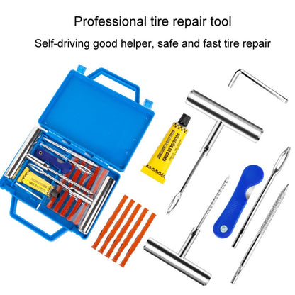 Car Tire Repair Tool Set Motorcycle Vacuum Tire Emergency Fast Repair Toolkit, 8 In 1, 7 In 1, 6 In 1
