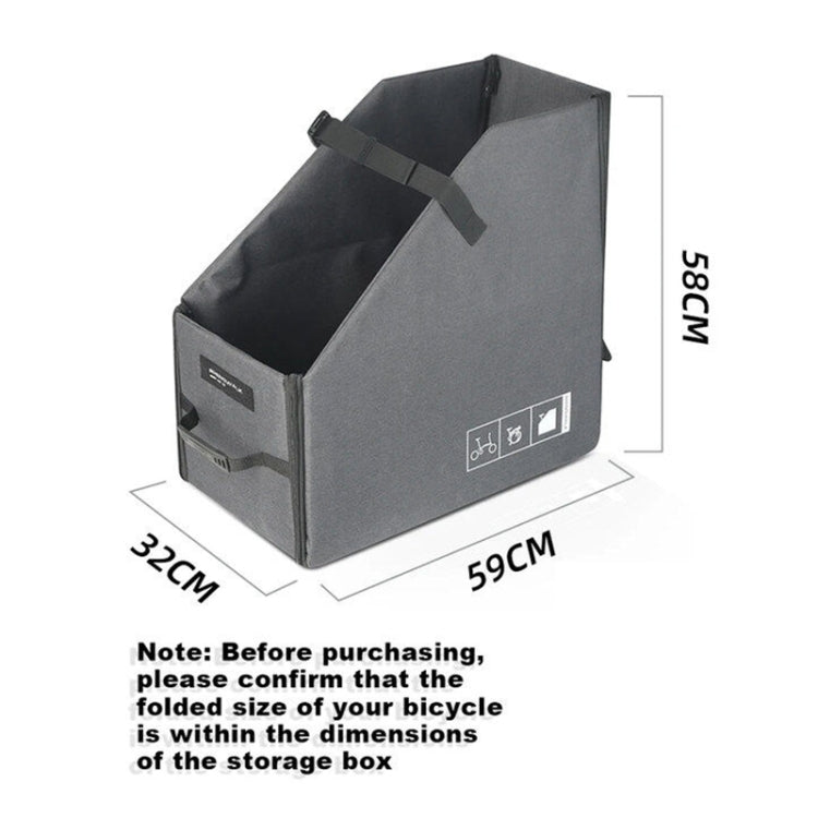 Rhinowalk RK70 For Brompton 14-inch Folding Bicycle Storage Box Car Trunk Bag, RK70