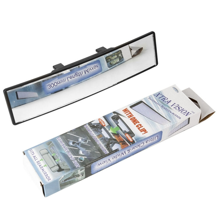 Car Rearview Mirror Snap-on HD Anti-fog Anti-dazzle Wide Angle Curved Mirror, 28.5x7cm