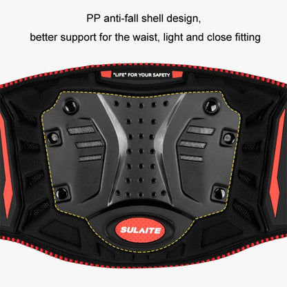 SULAITE Motorcycle Riding Breathable Anti-Fall Belt, Red S/M, Red L/XL, Yellow S/M, Yellow L/XL