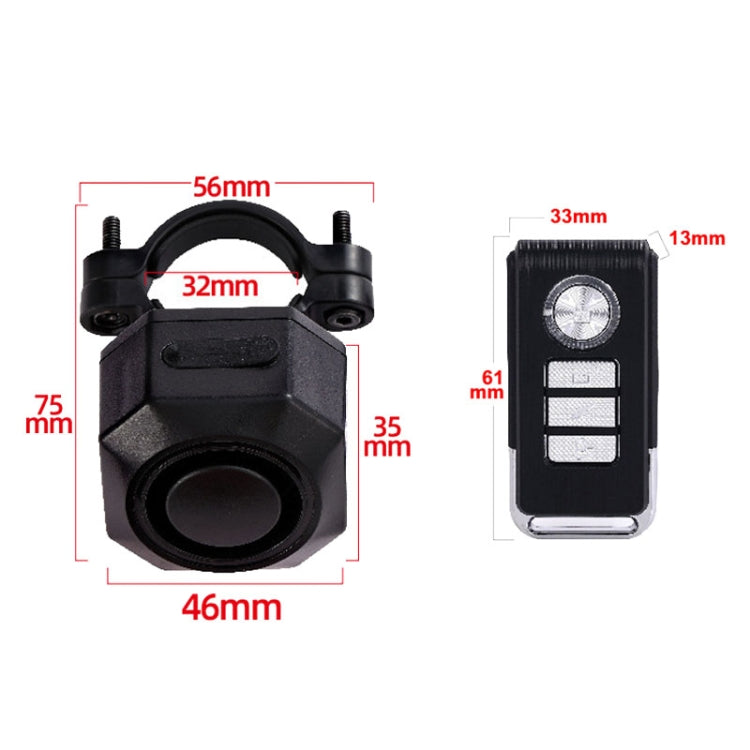 Electric Motorcycle / Bike Anti-theft Alarm Home Wiring Free Vibration Alarm, SF32R+03C