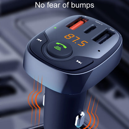 36W Car Bluetooth MP3 Player FM Transmitter Multifunctional Car Charger, S-15PD