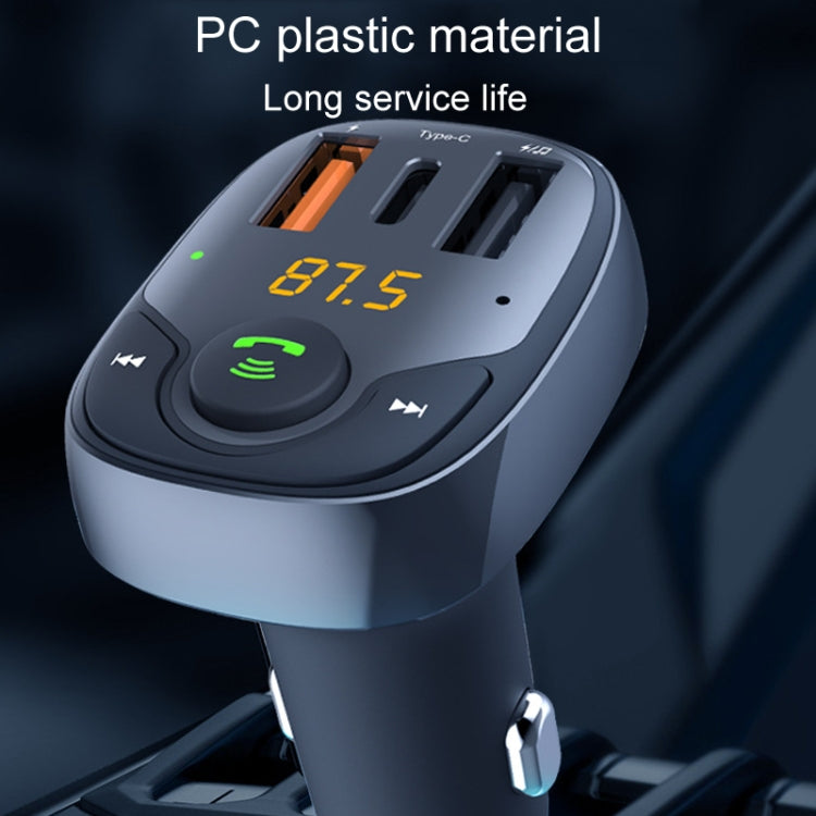 36W Car Bluetooth MP3 Player FM Transmitter Multifunctional Car Charger, S-15PD