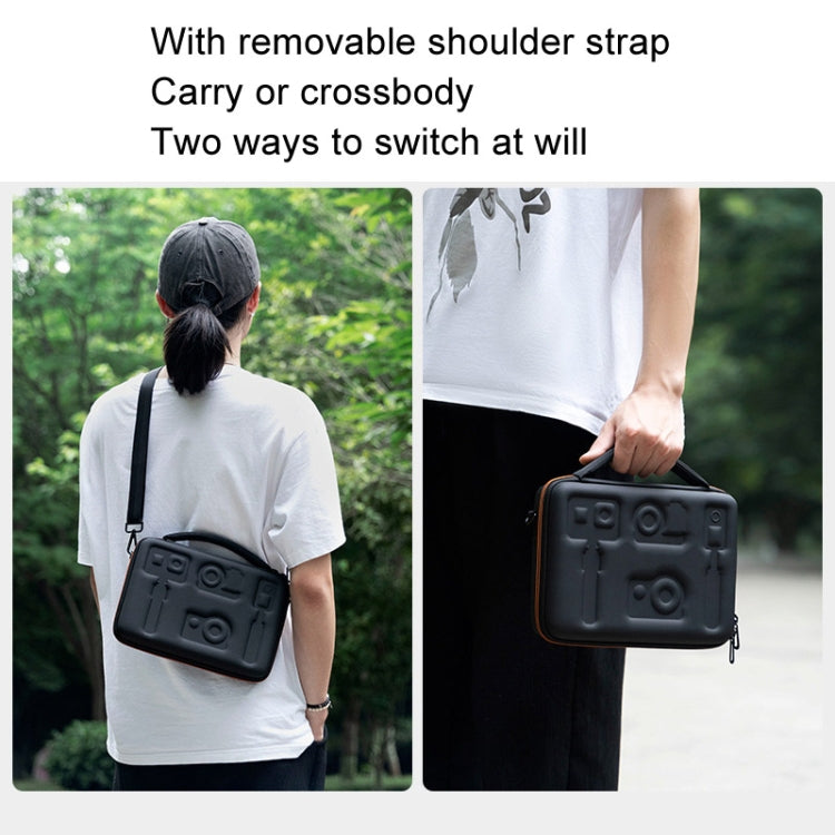 Cwatcun H91 Medium Sports Camera Case Portable Waterproof EVA Digital Camera Storage Bag, H91