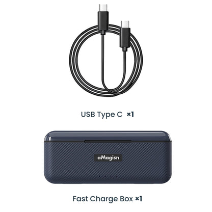 AMagisn Portable Fast Charge Hub For GoPro HERO12 Black / HERO11 Black / HERO10 Black / HERO9 Black, For GoPro HERO12 /11/10/9 AP03
