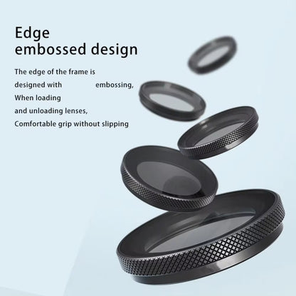 For Insta360 GO 3S Sports Camera aMagisn Waterproof Filter Protective Lens, UV, CPL, ND8/16/32/64, ND8/16/32+CPL