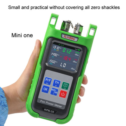 Komshine KPN-35 High Precision PON Optical Power Meter 1310/1490/1550nm Fiber Tester, SC/UPC Interface, SC/APC Interface