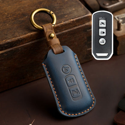For Honda NS125LA/Lead125/PCX160/Forza 350 Hallmo Motorcycle Key Case, 2 Keys Brown, 2 Keys Blue, 2 Keys Black, 3 Keys Brown, 3 Keys Blue, 3 Keys Black
