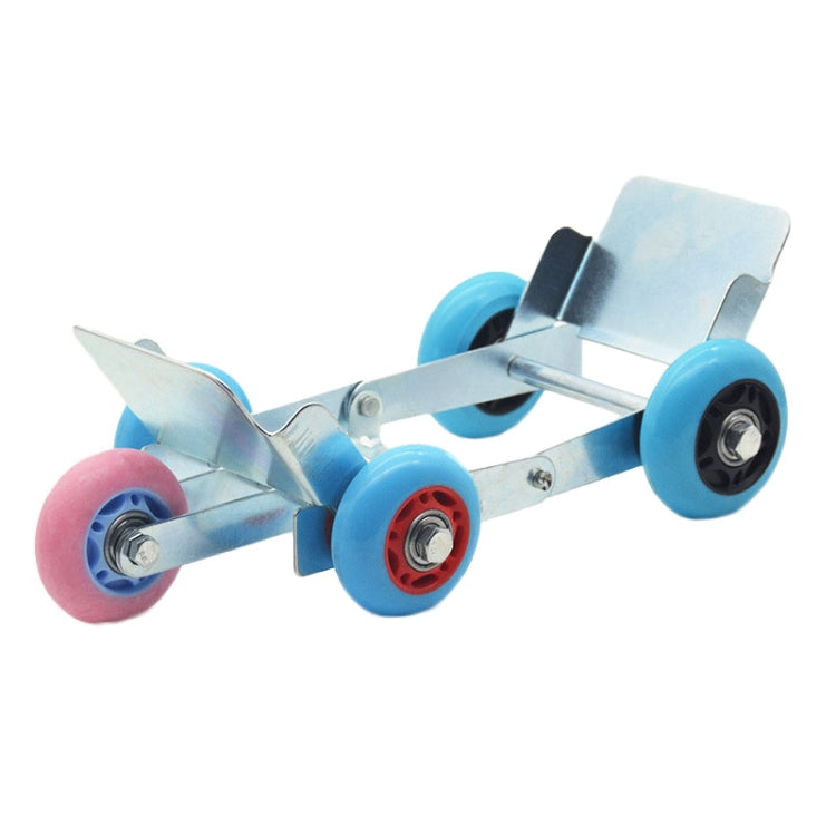 Motorcycle Moving Trailer Device Flat Tire Booster Emergency Electric Vehicle Tractor, Silver, Black