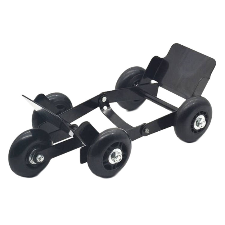 Motorcycle Moving Trailer Device Flat Tire Booster Emergency Electric Vehicle Tractor, Silver, Black