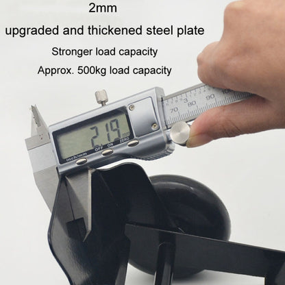 Motorcycle Moving Trailer Device Flat Tire Booster Emergency Electric Vehicle Tractor, Silver, Black