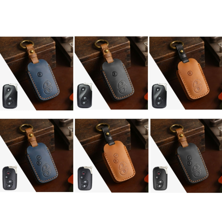 For Lexus RX270/ES240/LX570 Hallmo Car Key Cover, 3 Keys Blue, 3 Keys Black, 3 Keys Brown, 4 Keys Blue, 4 Keys Brown, 4 Keys Black