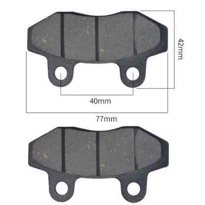 Motorcycle TBT Brake Pads Electric Vehicle Disc Brake Pads Battery Car Parts Dual Pump CBX Brake Pads, 2pcs /Pair