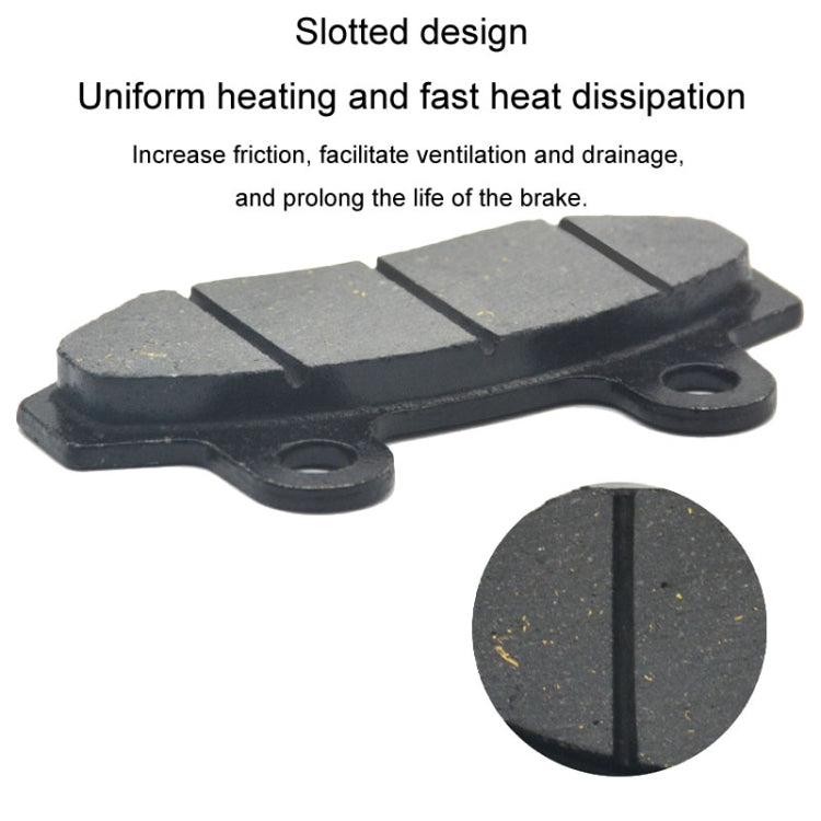 Motorcycle TBT Brake Pads Electric Vehicle Disc Brake Pads Battery Car Parts Dual Pump CBX Brake Pads, 2pcs /Pair