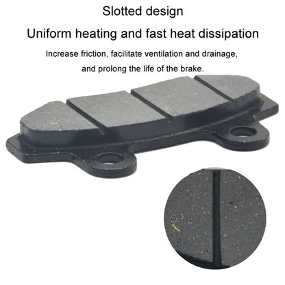 Motorcycle TBT Brake Pads Electric Vehicle Disc Brake Pads Battery Car Parts Dual Pump CBX Brake Pads, 2pcs /Pair