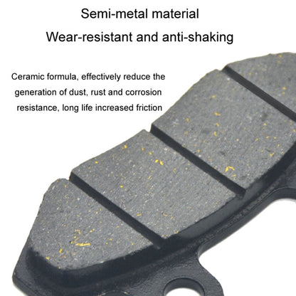 Motorcycle TBT Brake Pads Electric Vehicle Disc Brake Pads Battery Car Parts Dual Pump CBX Brake Pads, 2pcs /Pair