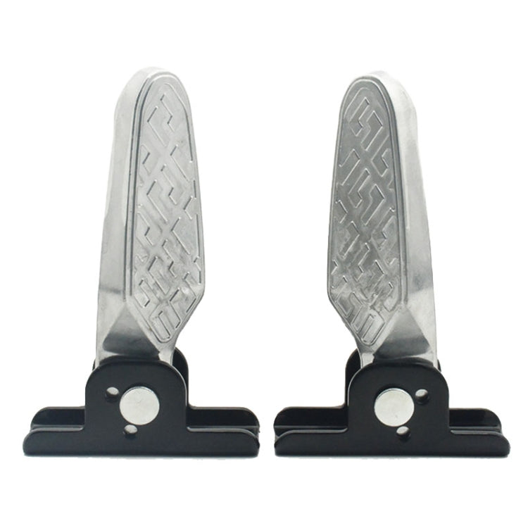 Electric Motorcycle Folding Foot Pegs Modification Pedal Pad Footrests, All Aluminum, With Anti-slip Pad