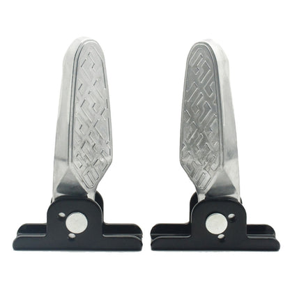 Electric Motorcycle Folding Foot Pegs Modification Pedal Pad Footrests, All Aluminum, With Anti-slip Pad