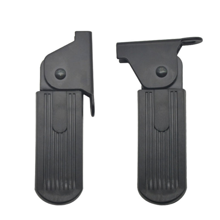 Electric Vehicle Folding Front Footrest Electric Moped Front Pedal, 5cm Iron, 7cm Iron, 5cm Nylon, 7cm Nylon