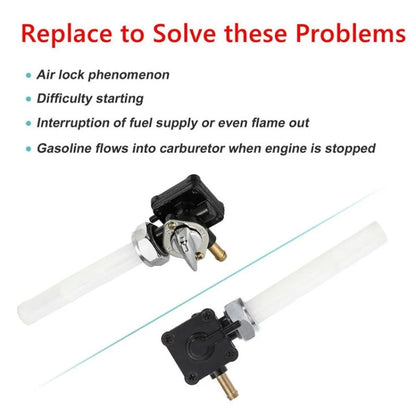 For Harley FLST FXST FLT 1995-2001 61338-94D 22mm Fuel Valve Petcock With Male Thread, For Harley FLST FXST FLT