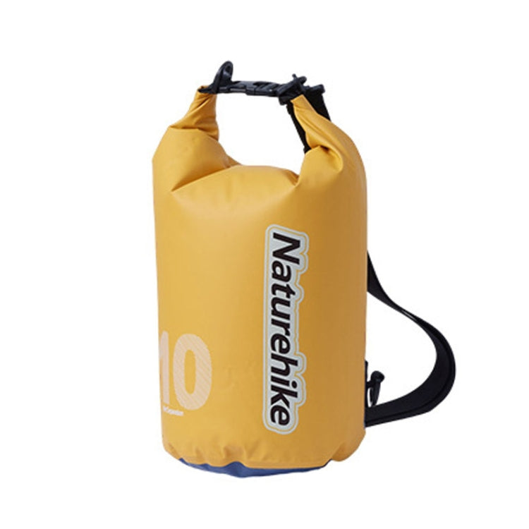 Naturehike Rafting Waterproof Bag Dry Wet Separate Shoulder Bag Outdoor Swimming Pack, 10L White, 15L White, 25L White, 10L Yellow, 15L Yellow, 25L Yellow, 10L Green, 25L Green