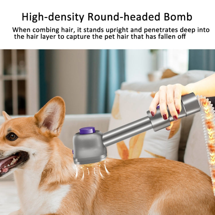 For Dyson V7 V8 V10 V11 Vacuum Cleaner Pet Brush Head, 2 In 1 Set