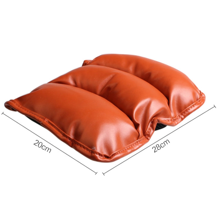Car Armrest Heightening Pad PU Leather Interior